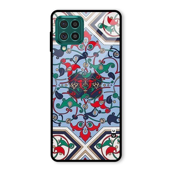 Multi Block Pattern Glass Back Case for Galaxy F62