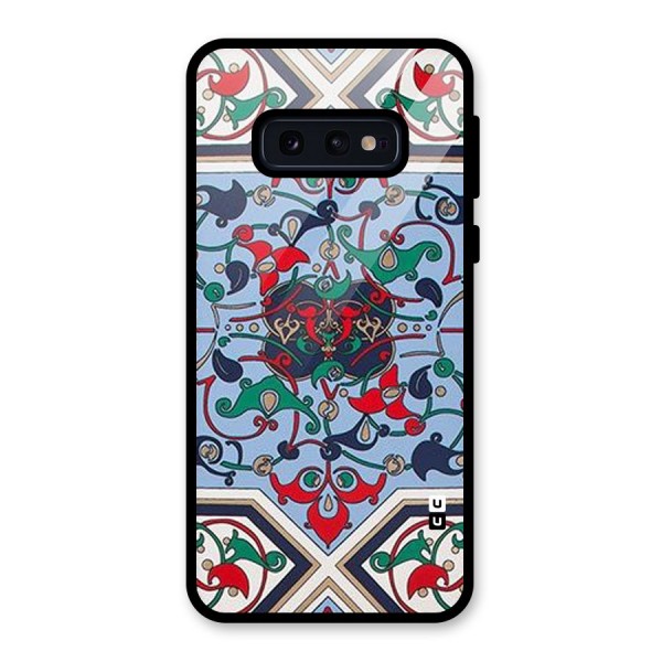 Multi Block Pattern Glass Back Case for Galaxy S10e