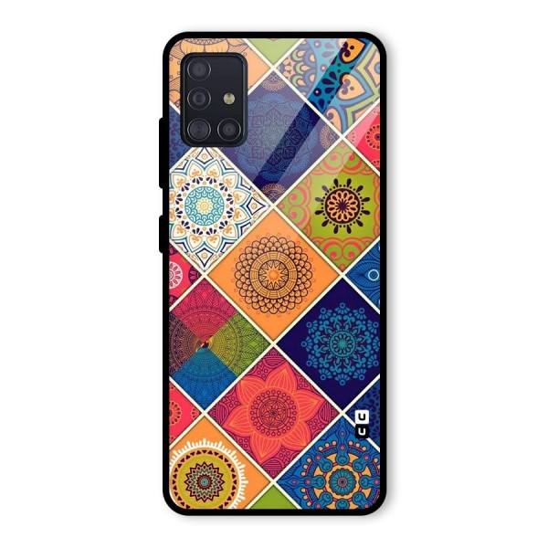 Multi Designs Glass Back Case for Galaxy A51