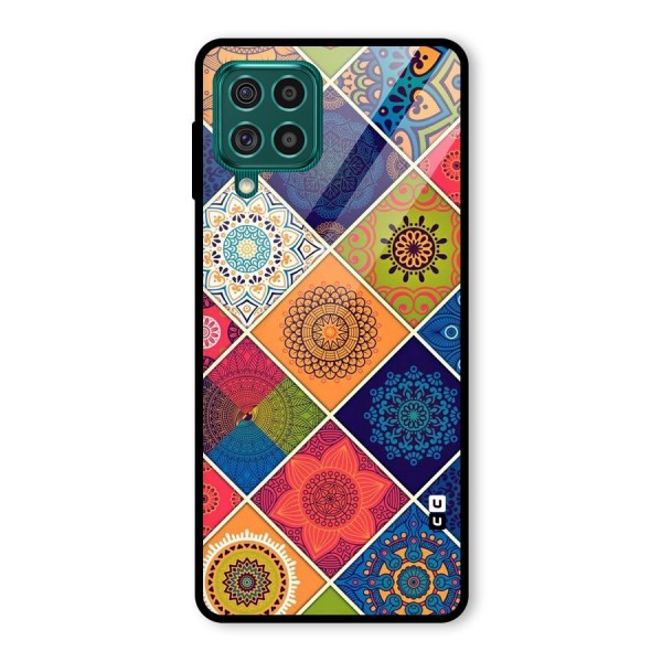 Multi Designs Glass Back Case for Galaxy F62