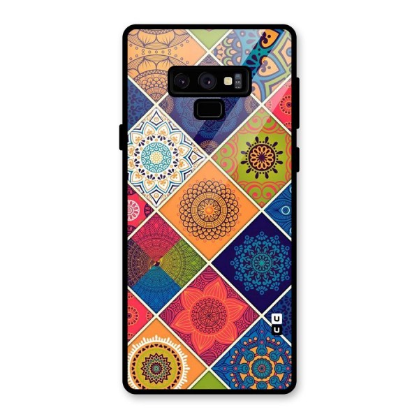 Multi Designs Glass Back Case for Galaxy Note 9