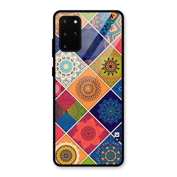 Multi Designs Glass Back Case for Galaxy S20 Plus