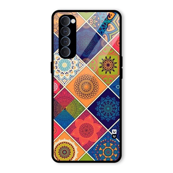 Multi Designs Glass Back Case for Oppo Reno4 Pro