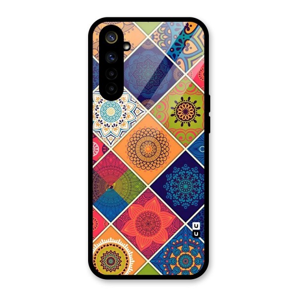 Multi Designs Glass Back Case for Realme 6