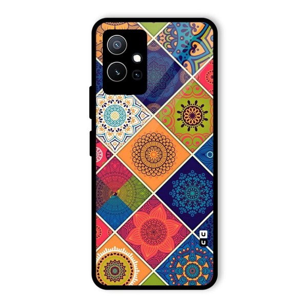 Multi Designs Glass Back Case for Vivo T1 5G