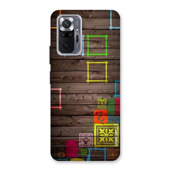 Multicolor Frame Design Back Case for Redmi Note 10 Pro