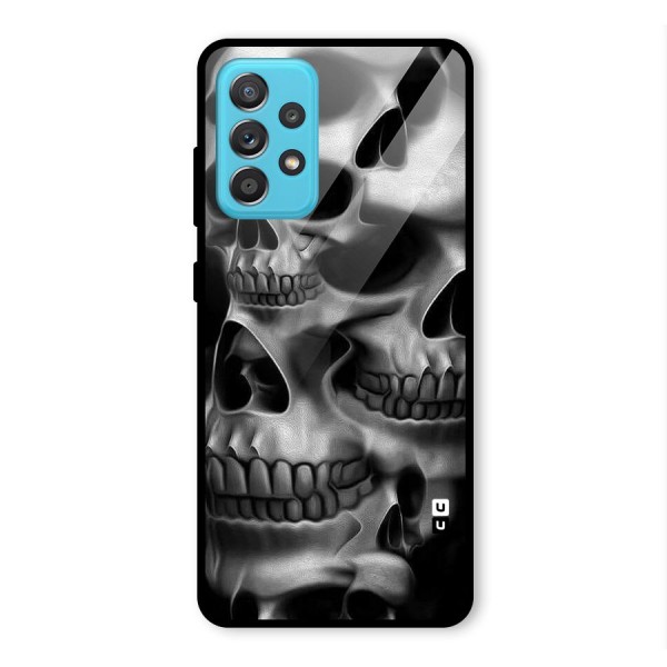 Multiple Skulls Glass Back Case for Galaxy A52s 5G