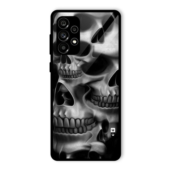 Multiple Skulls Glass Back Case for Galaxy A73 5G