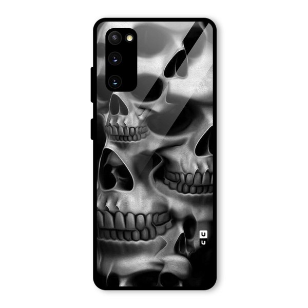 Multiple Skulls Glass Back Case for Galaxy S20 FE