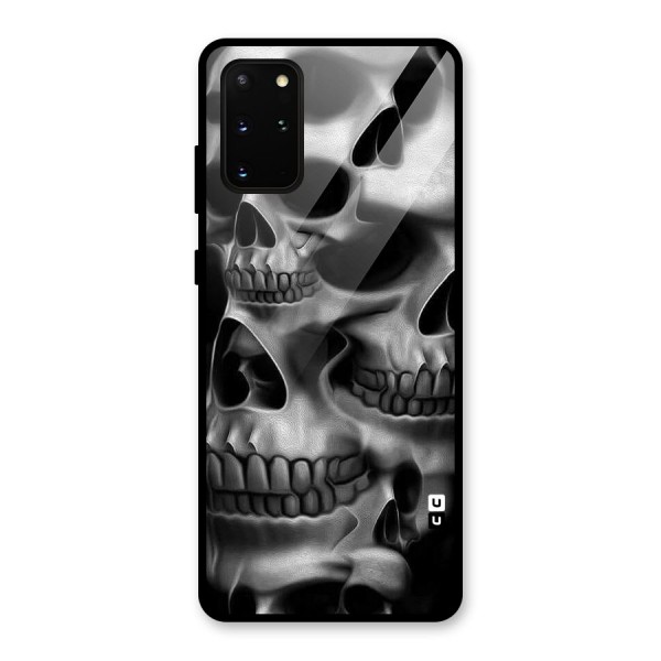 Multiple Skulls Glass Back Case for Galaxy S20 Plus