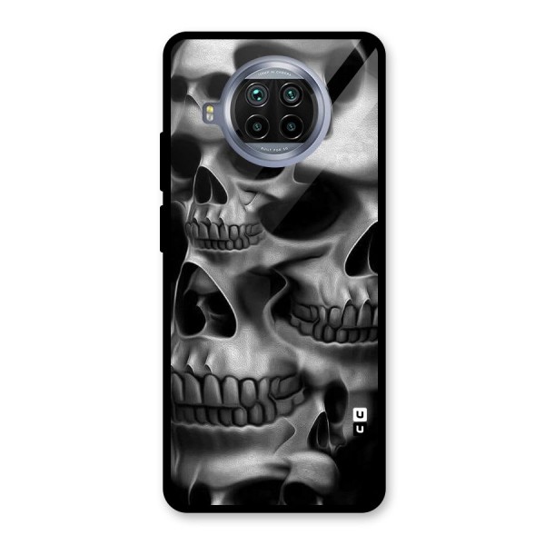 Multiple Skulls Glass Back Case for Mi 10i