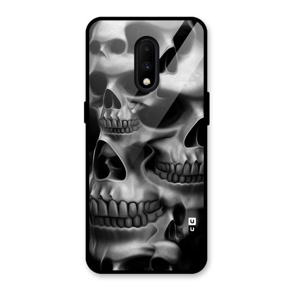 Multiple Skulls Glass Back Case for OnePlus 7