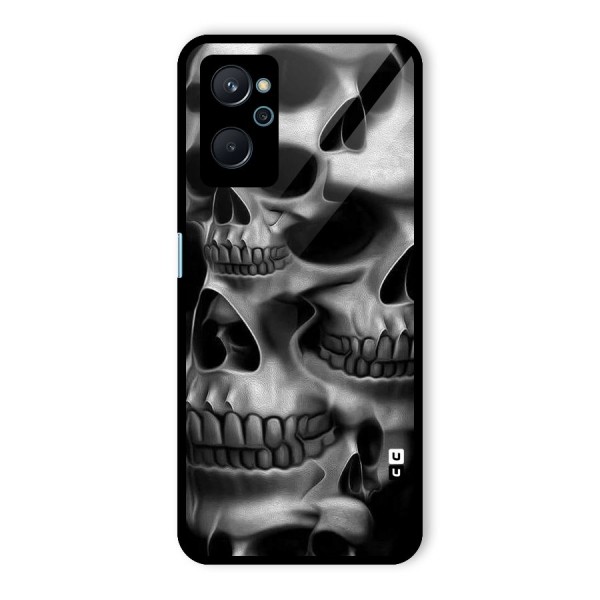 Multiple Skulls Glass Back Case for Realme 9i