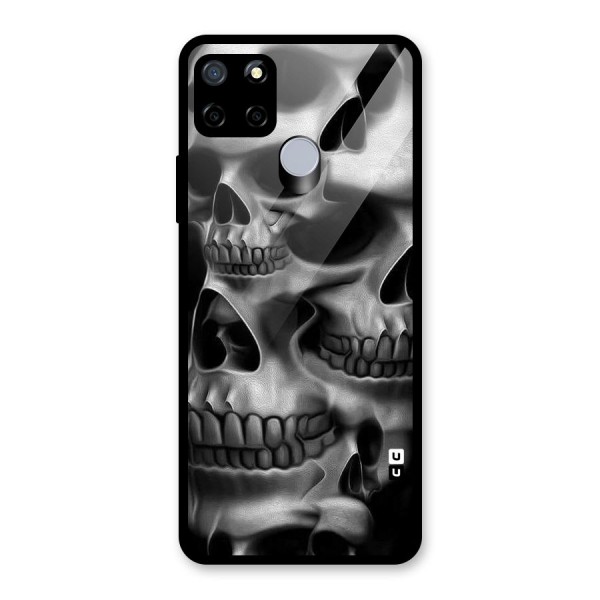 Multiple Skulls Glass Back Case for Realme C15