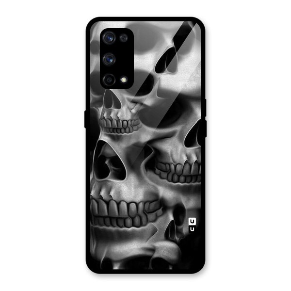 Multiple Skulls Glass Back Case for Realme X7 Pro