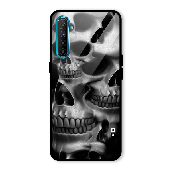 Multiple Skulls Glass Back Case for Realme XT