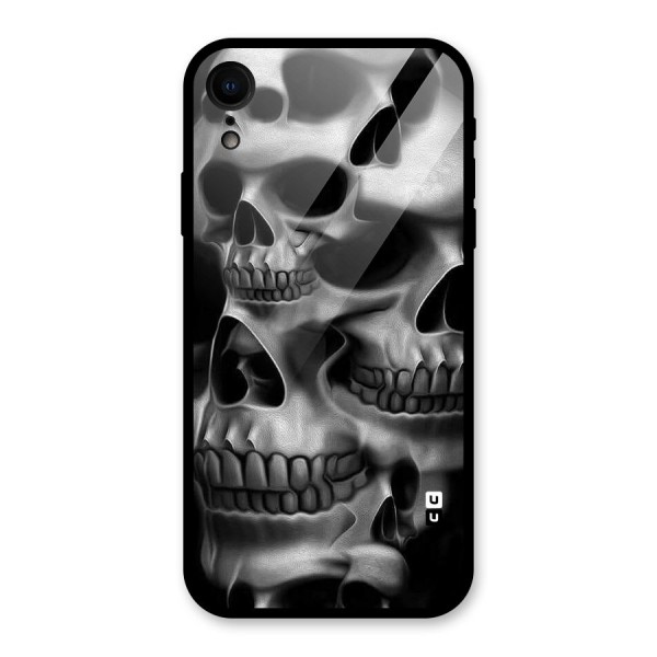 Multiple Skulls Glass Back Case for XR