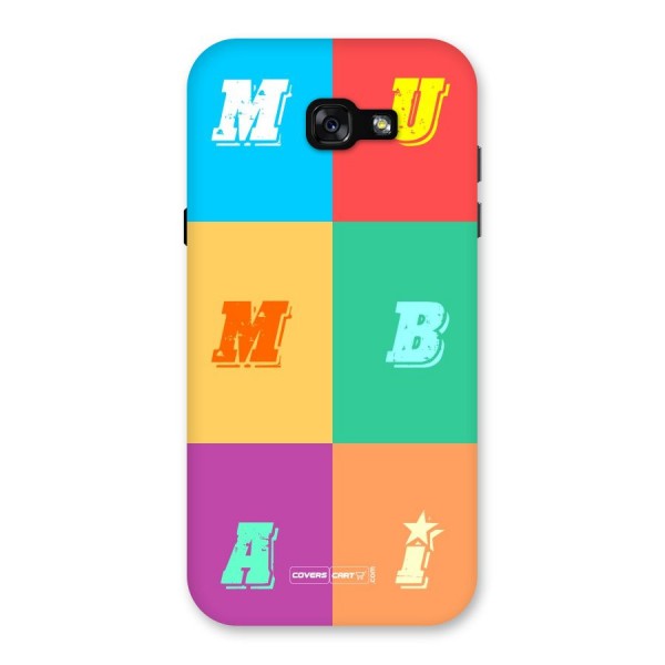 Mumbai Alphabets Back Case for Galaxy A7 (2017)