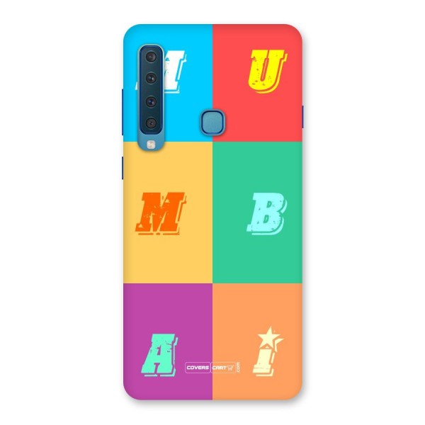 Mumbai Alphabets Back Case for Galaxy A9 (2018)