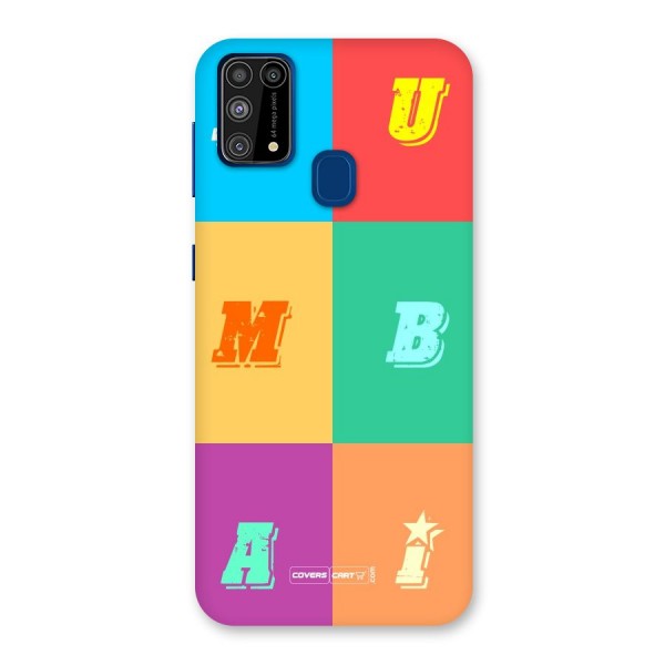 Mumbai Alphabets Back Case for Galaxy F41