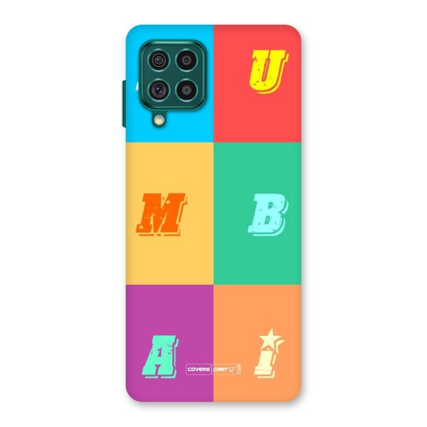 Mumbai Alphabets Back Case for Galaxy F62