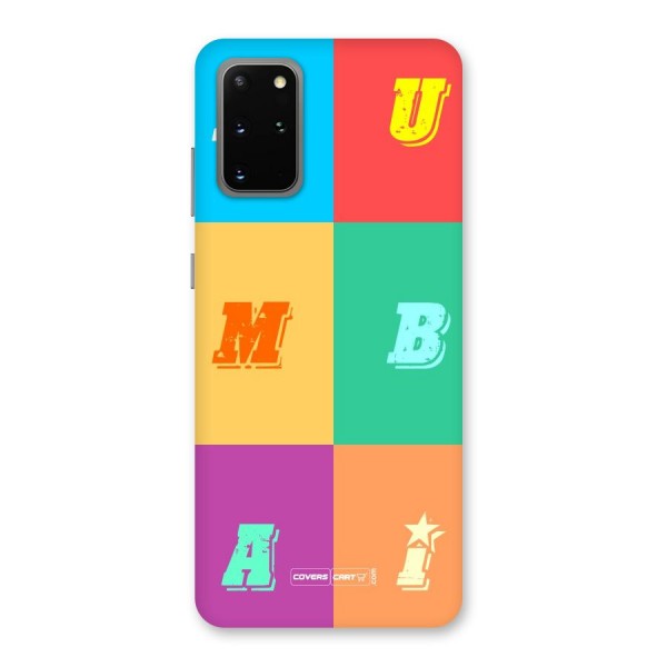 Mumbai Alphabets Back Case for Galaxy S20 Plus