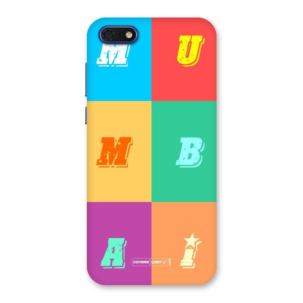 Mumbai Alphabets Back Case for Honor 7s