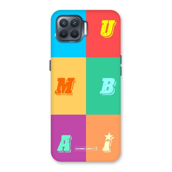 Mumbai Alphabets Back Case for Oppo F17 Pro