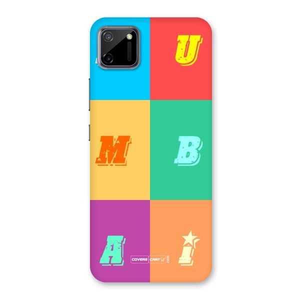 Mumbai Alphabets Back Case for Realme C11