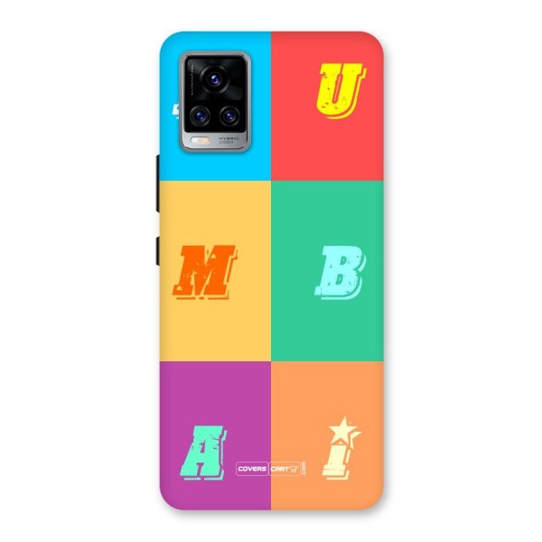 Mumbai Alphabets Back Case for Vivo V20 Pro