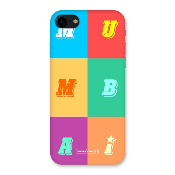 Mumbai Alphabets Back Case for iPhone SE 2020