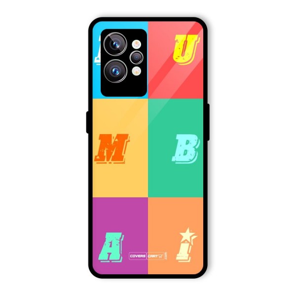 Mumbai Alphabets Glass Back Case for Realme GT2 Pro