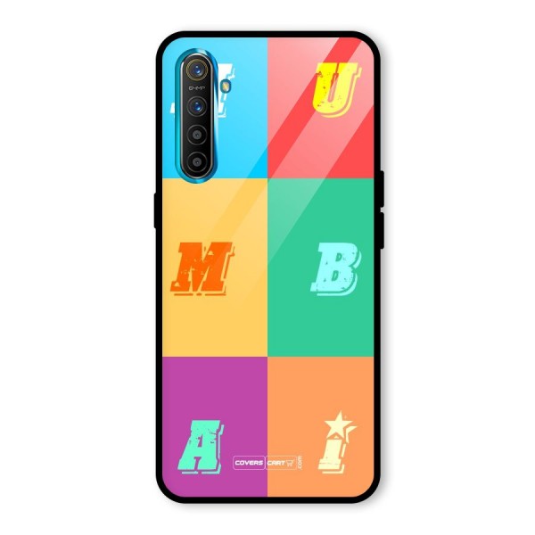 Mumbai Alphabets Glass Back Case for Realme XT