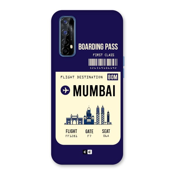 Mumbai Boarding Pass Back Case for Realme 7