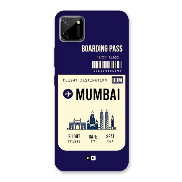 Mumbai Boarding Pass Back Case for Realme C11