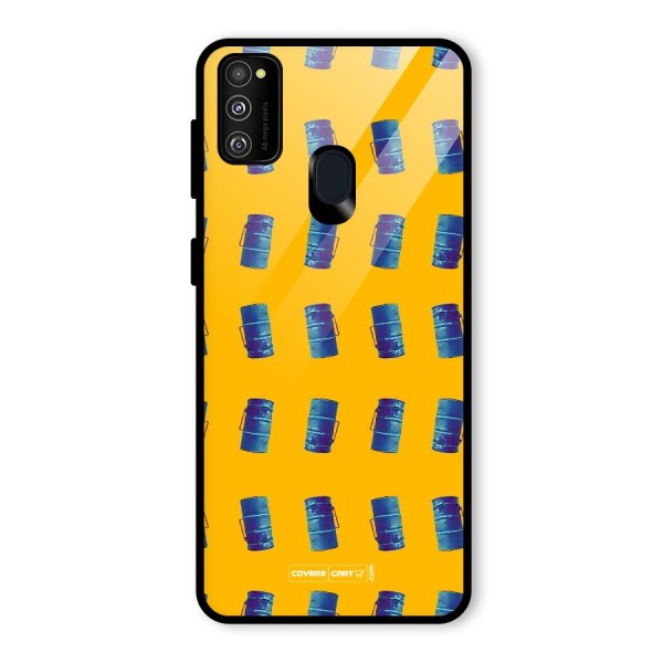 Mumbai Citystyle Glass Back Case for Galaxy M21