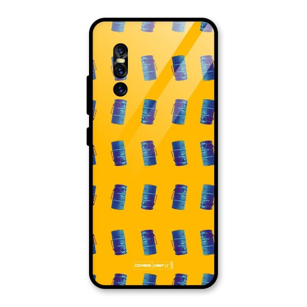 Mumbai Citystyle Glass Back Case for Vivo V15 Pro