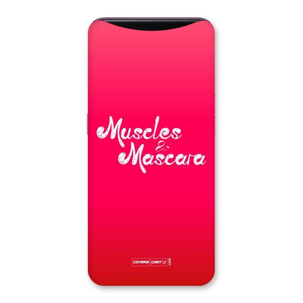 Muscles and Mascara Back Case for Oppo Find X