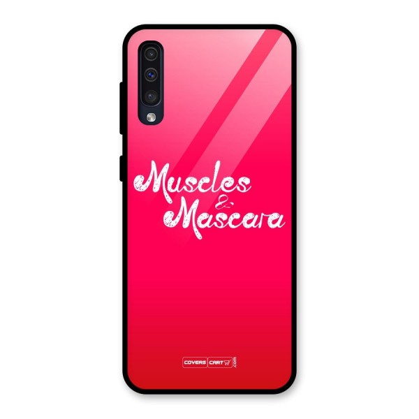 Muscles and Mascara Glass Back Case for Galaxy A50s