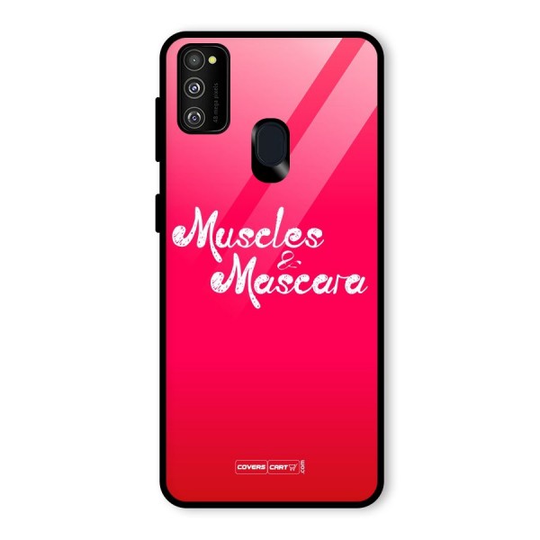 Muscles and Mascara Glass Back Case for Galaxy M21