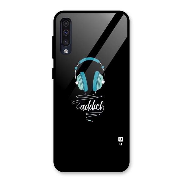 Music Addict Glass Back Case for Galaxy A50s