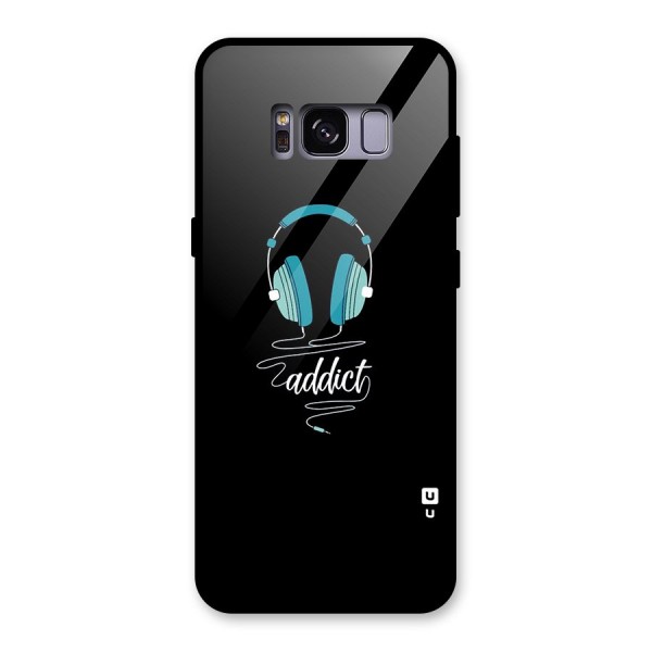 Music Addict Glass Back Case for Galaxy S8