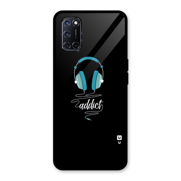 Music Addict Glass Back Case for Oppo A52