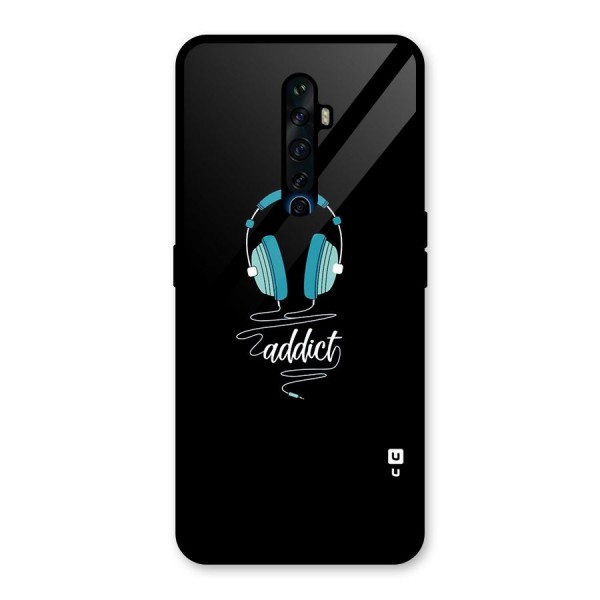 Music Addict Glass Back Case for Oppo Reno2 Z