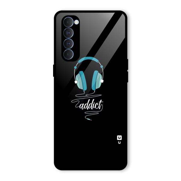 Music Addict Glass Back Case for Oppo Reno4 Pro