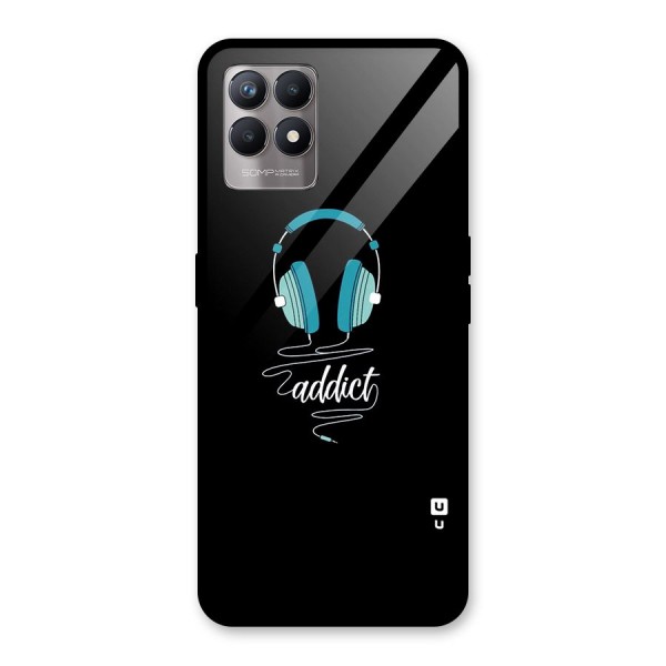 Music Addict Glass Back Case for Realme 8i