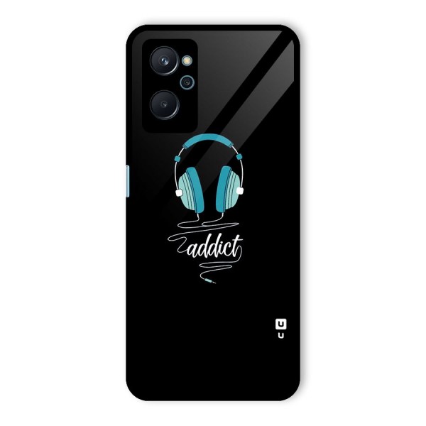 Music Addict Glass Back Case for Realme 9i