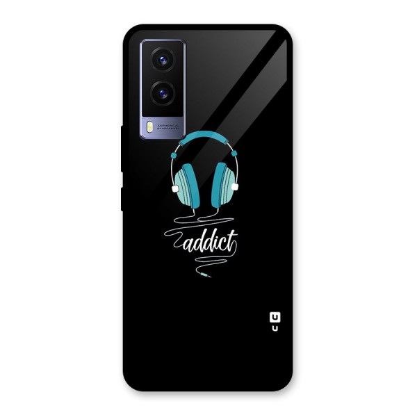 Music Addict Glass Back Case for Vivo V21e 5G