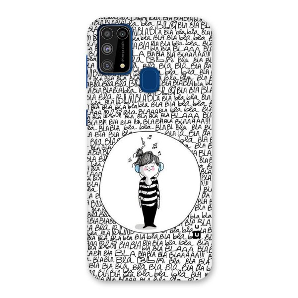 Music And Bla Bla Back Case for Galaxy F41