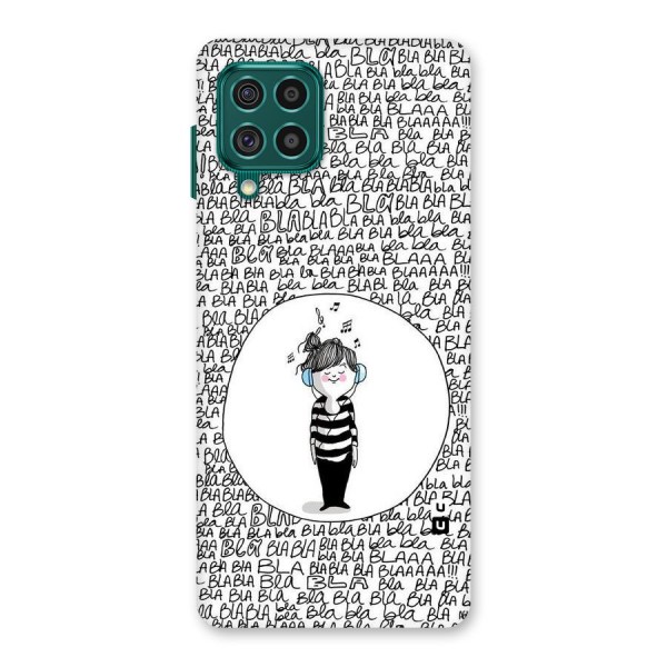 Music And Bla Bla Back Case for Galaxy F62